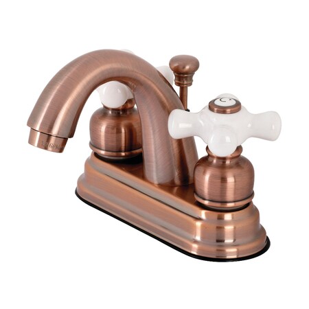Kingston Brass KB561PXAC Restoration 4" Centerset Bathroom Faucet, Antique Copper KB561PXAC